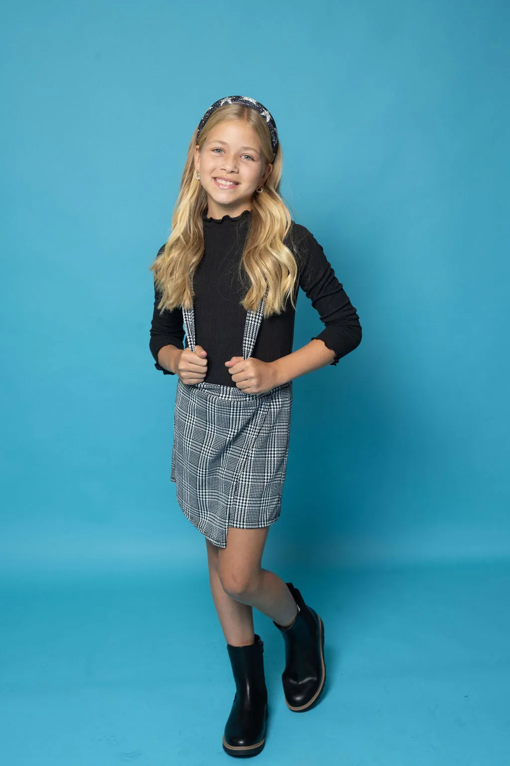 Girls Long Sleeve Skort Set