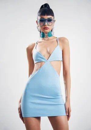 Glowing Reviews Cutout Mini Dress