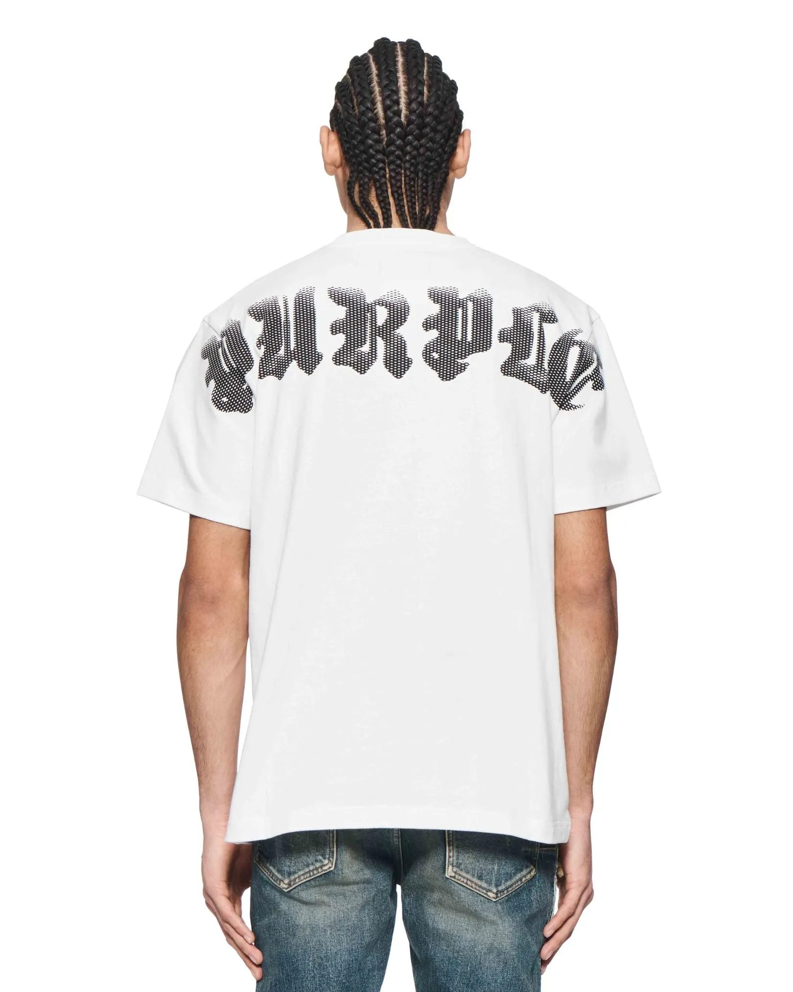 Gothic Halftone Tee - White