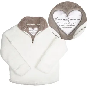 Grandma Sherpa Pullover Sweatshirt