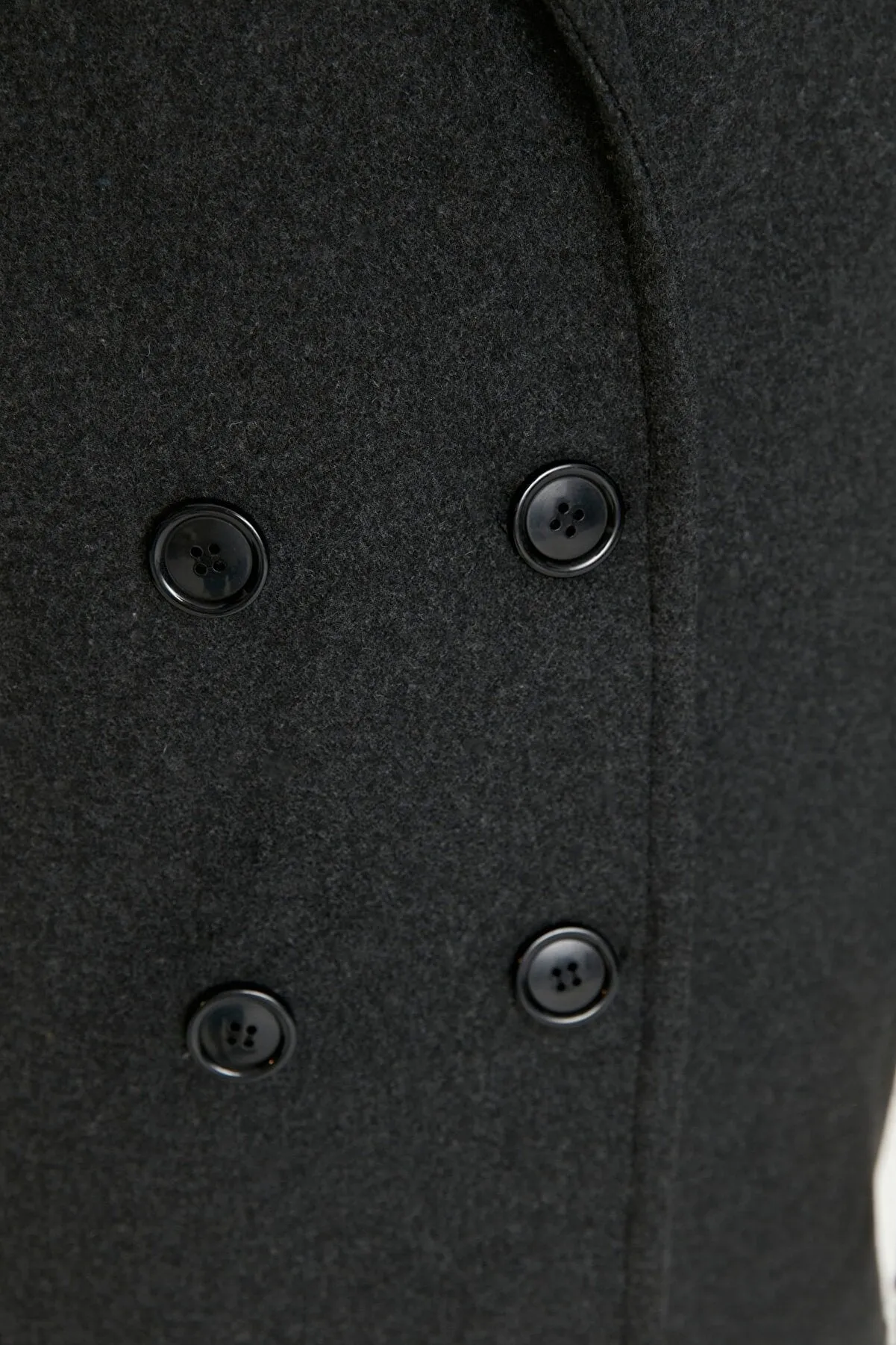 grey oversized coat