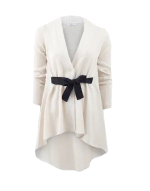 Grosgrain Waist Cardigan