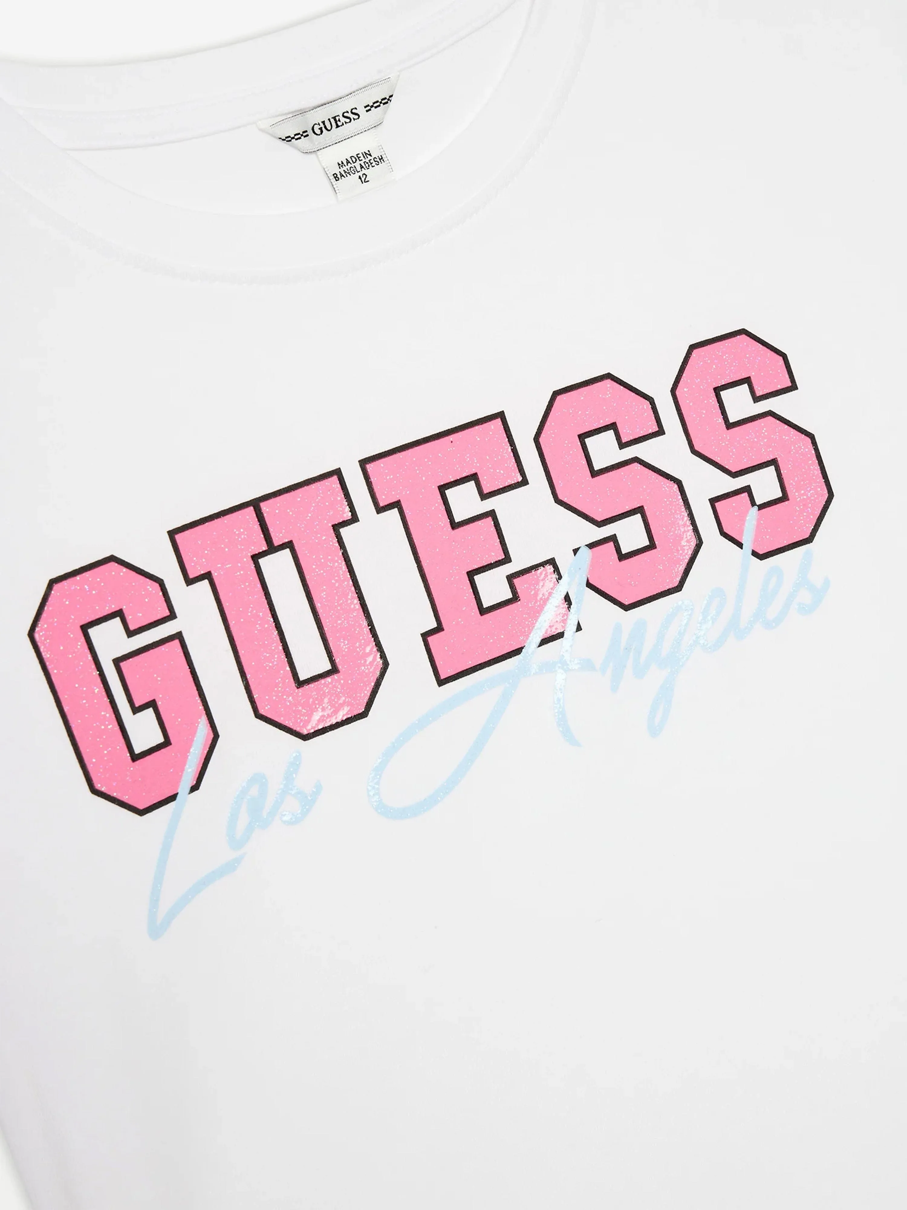 Guess Girls T-Shirt And Skort Set in White