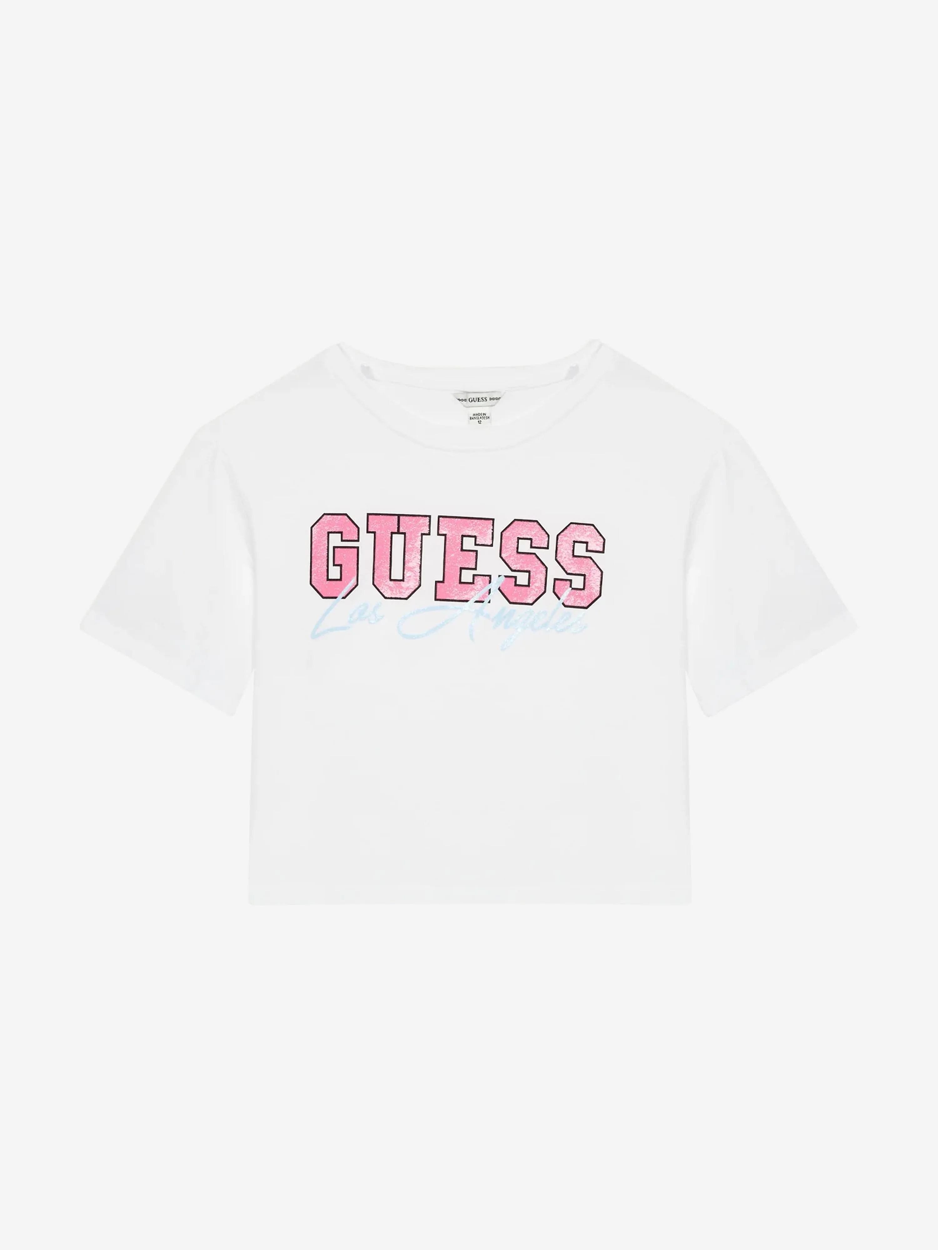Guess Girls T-Shirt And Skort Set in White