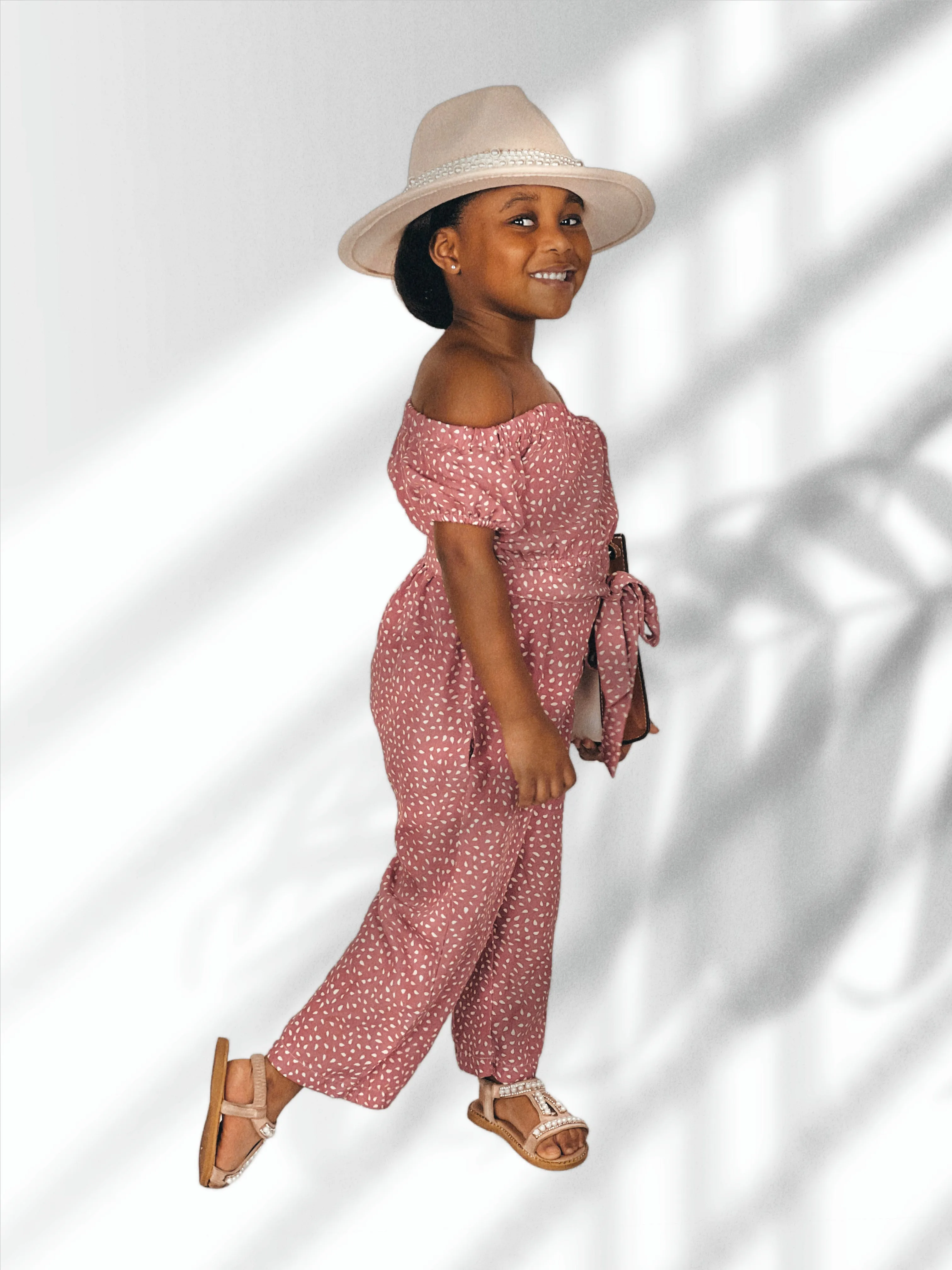 GV Bailey toddlers/girls Polkadots Jumpsuit