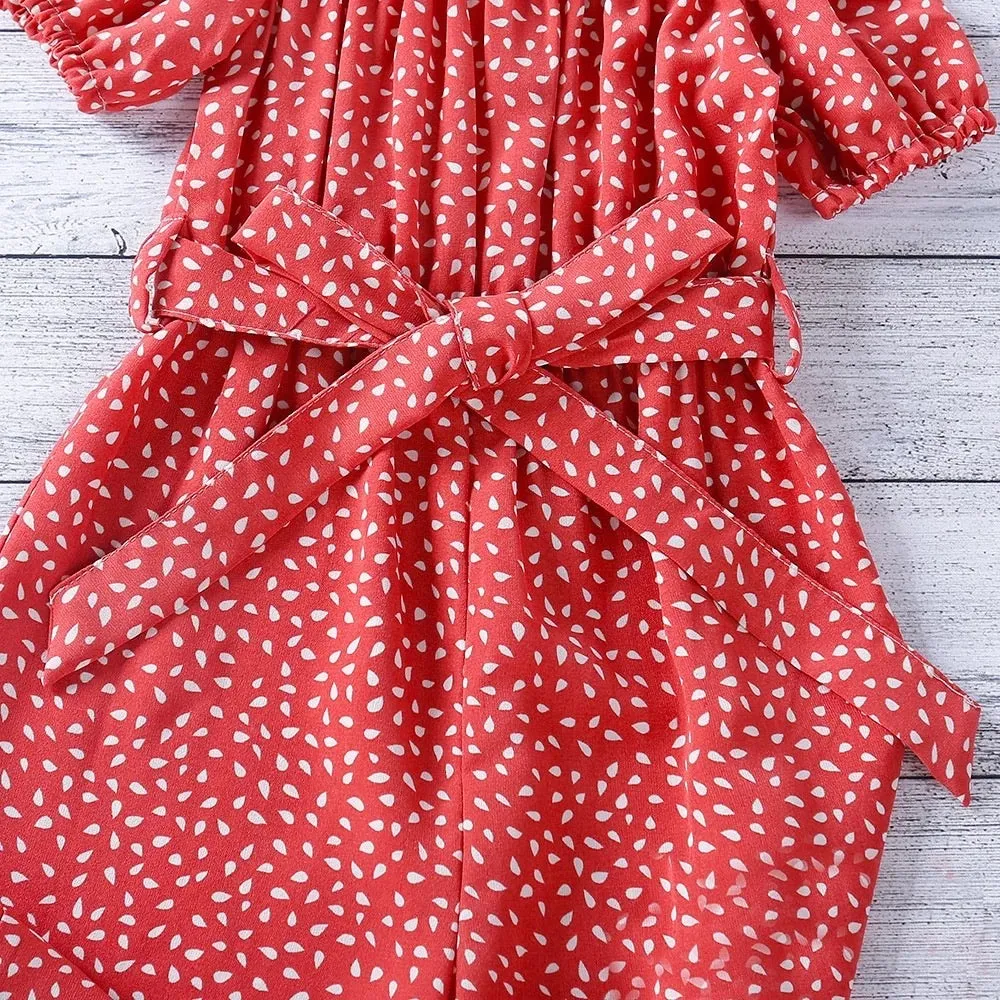 GV Bailey toddlers/girls Polkadots Jumpsuit