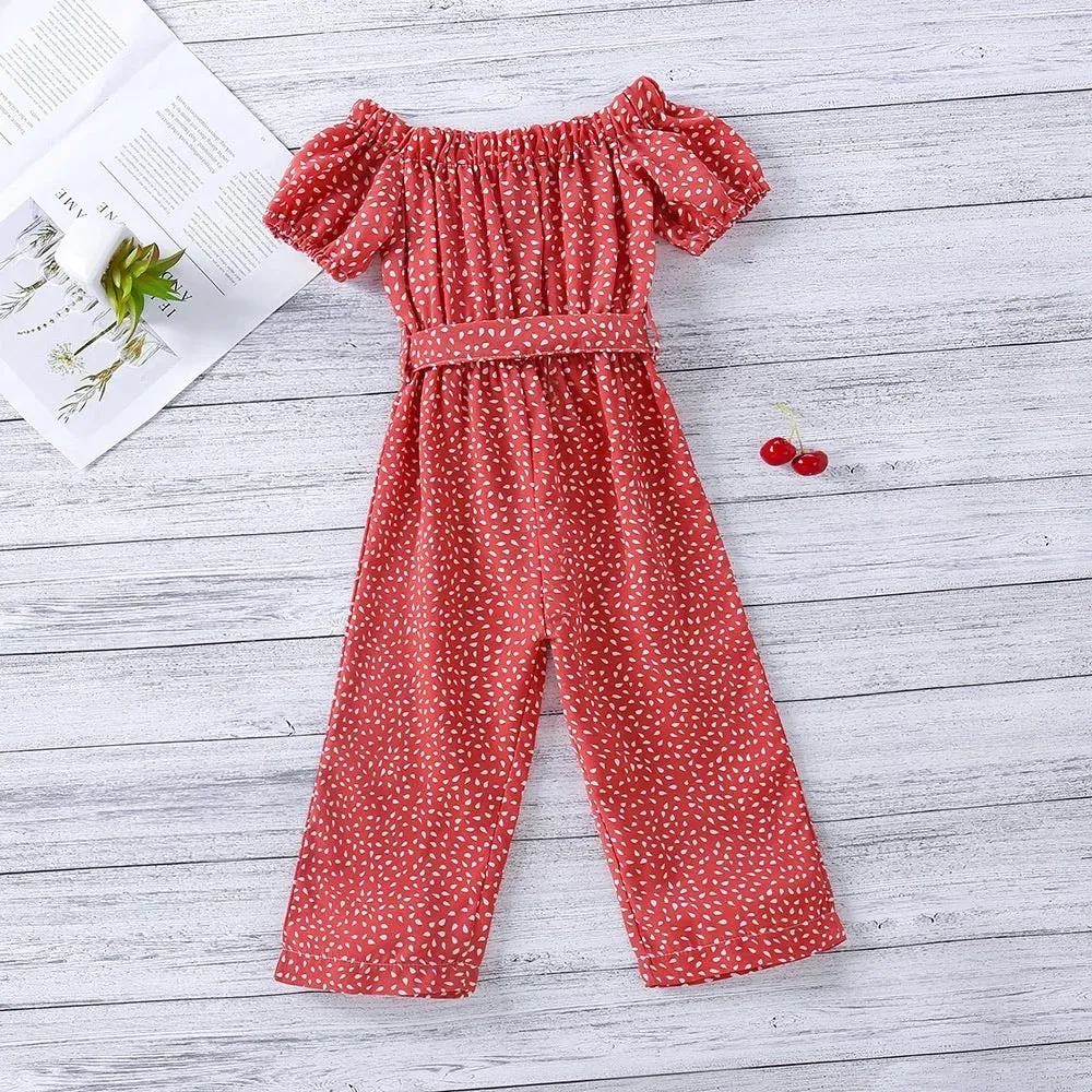 GV Bailey toddlers/girls Polkadots Jumpsuit