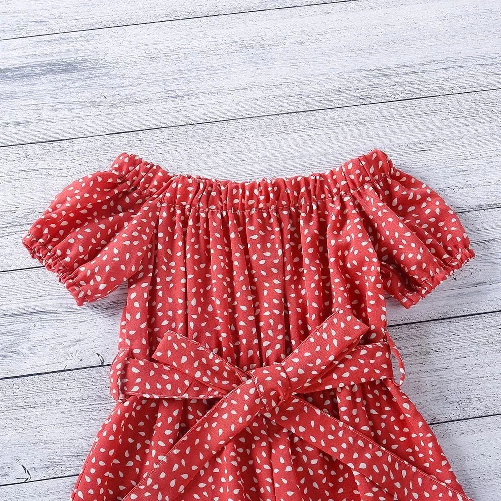 GV Bailey toddlers/girls Polkadots Jumpsuit