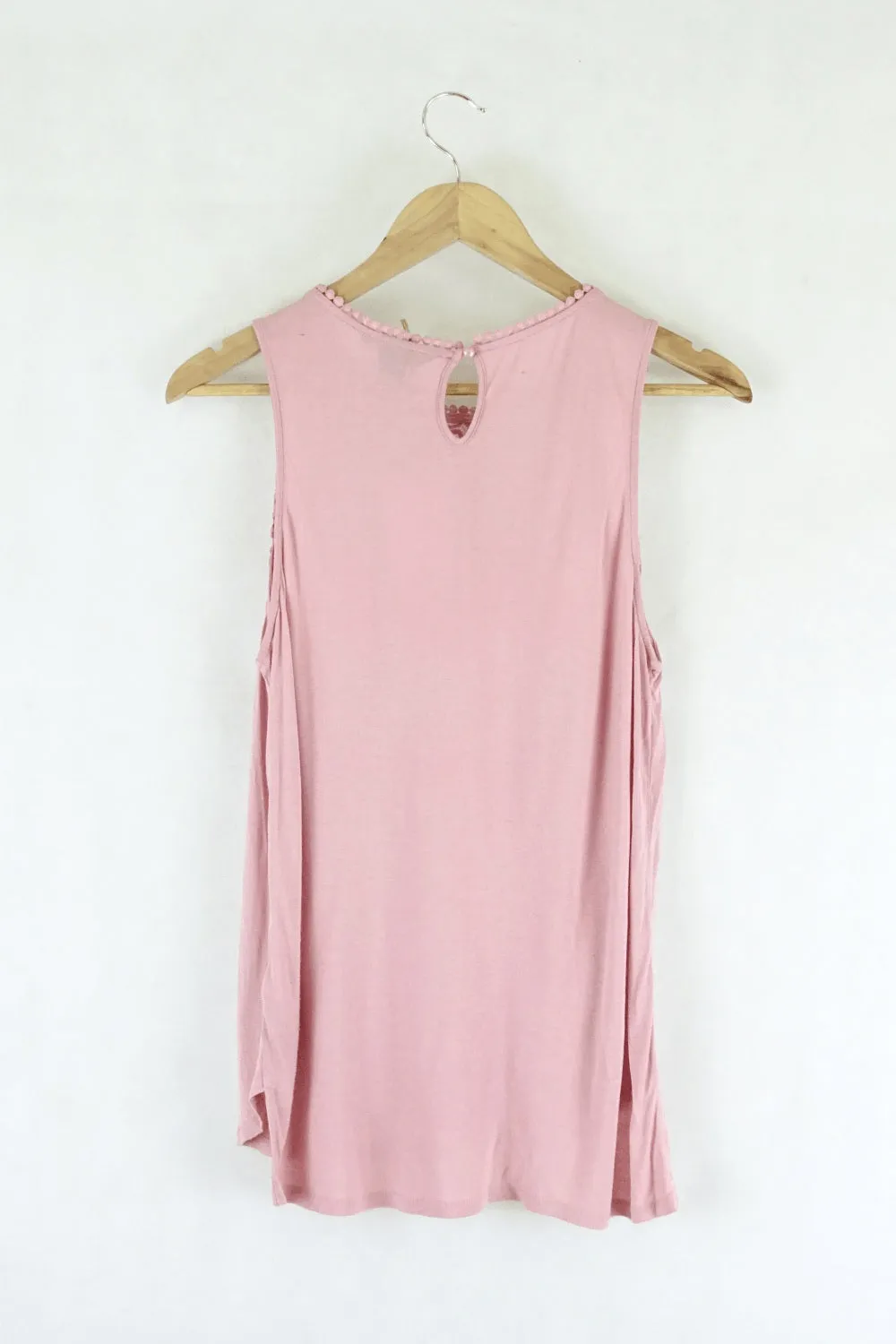 H&M Pink Lace Top S