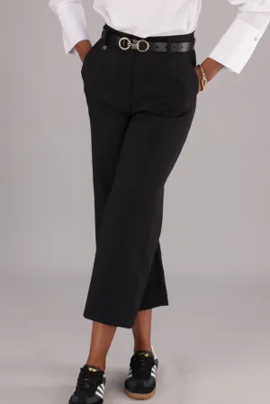 Harlow wide leg pants - black stretch