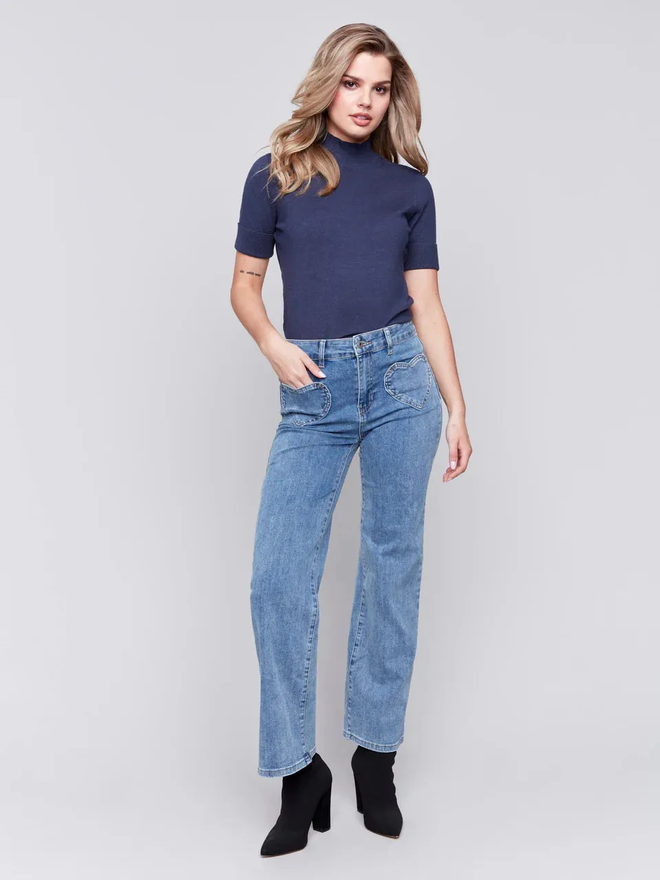Heart Patch Pocket Jean