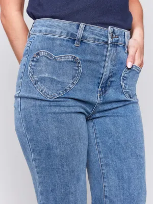 Heart Patch Pocket Jean