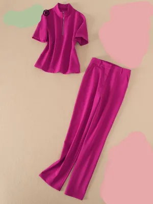 High-end Runway 2 Piece Elegant Outfit Set