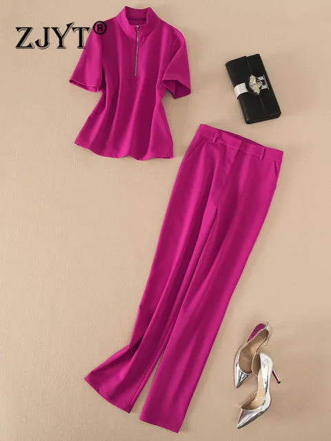 High-end Runway 2 Piece Elegant Outfit Set