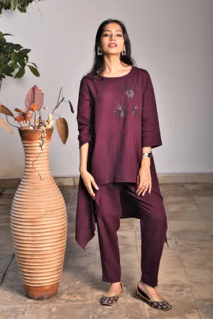 High Low Handwork Tunic
