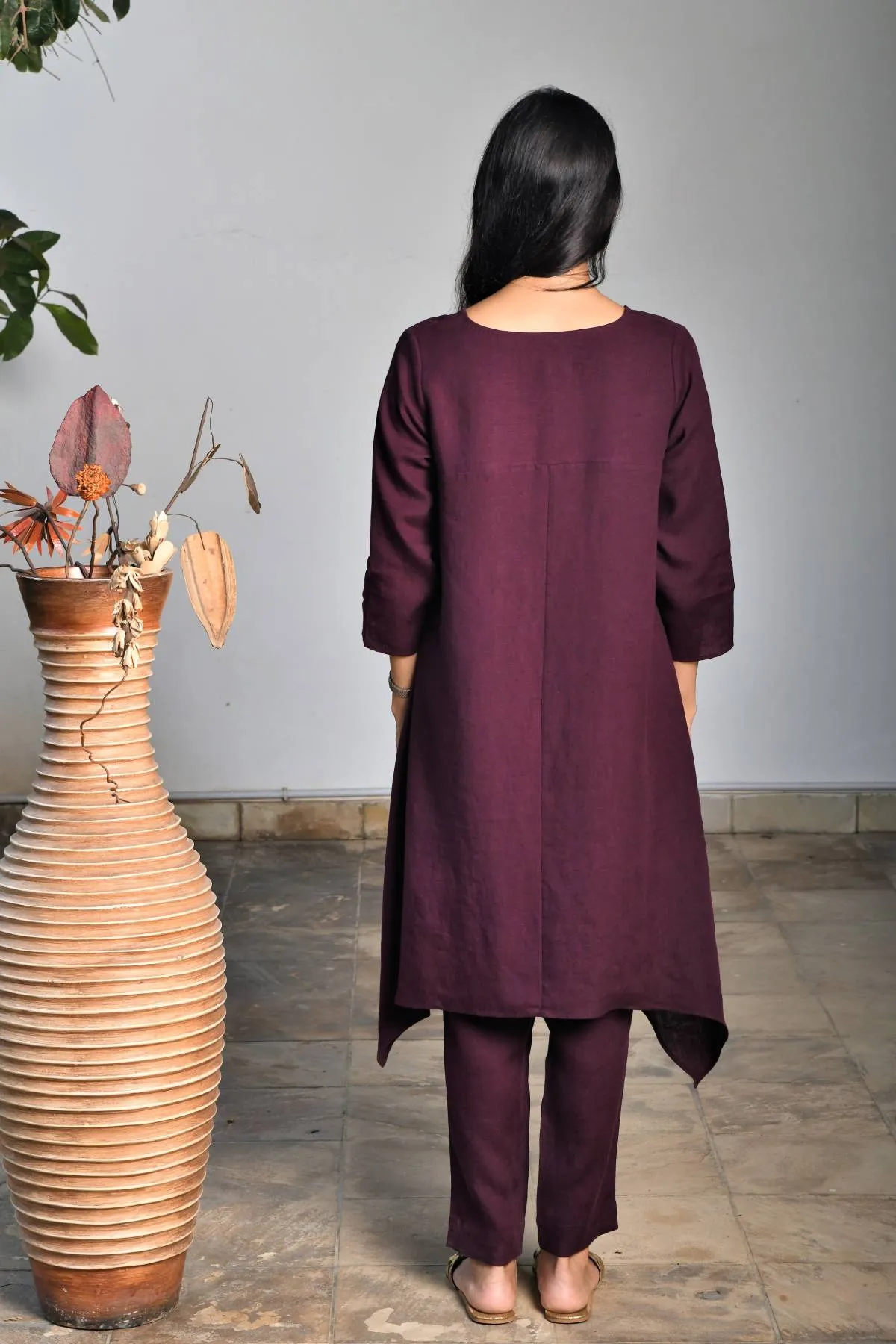High Low Handwork Tunic