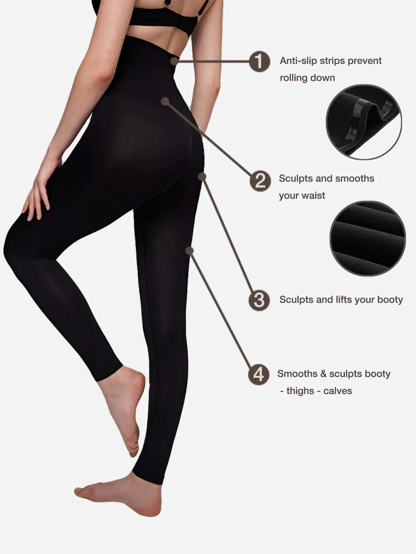 High Waist Tummy Control Shapewear Pants