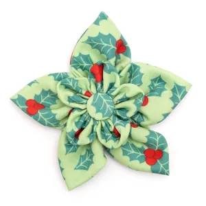 Holly Dog Collar Flower