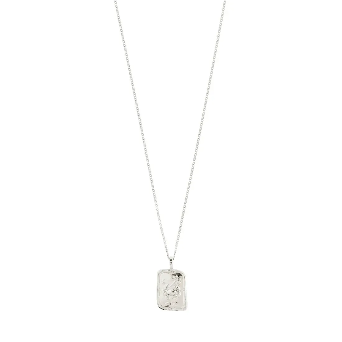 Horoscope Double Sided Square Coin Pendant