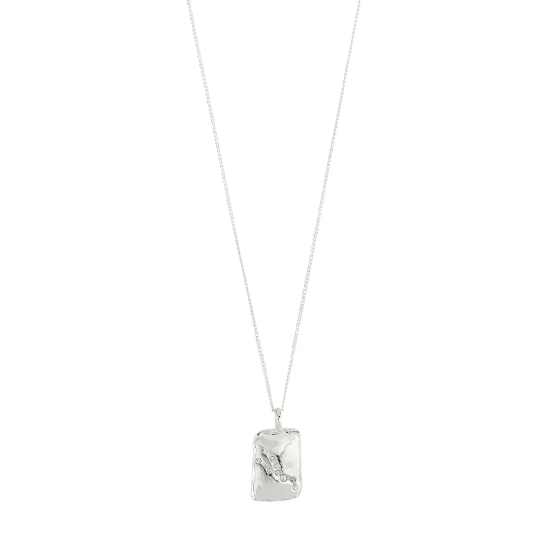 Horoscope Double Sided Square Coin Pendant