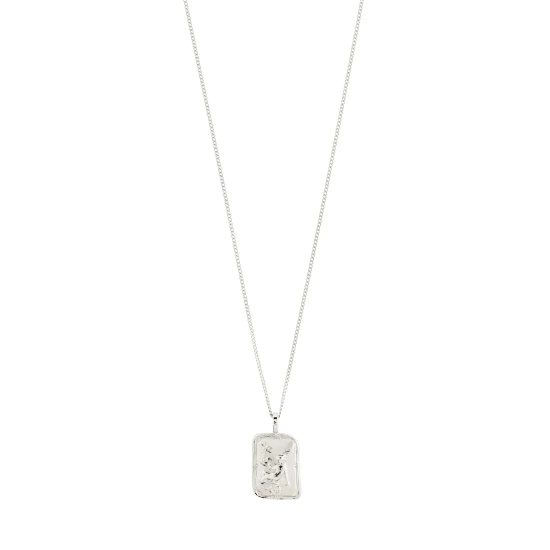 Horoscope Double Sided Square Coin Pendant