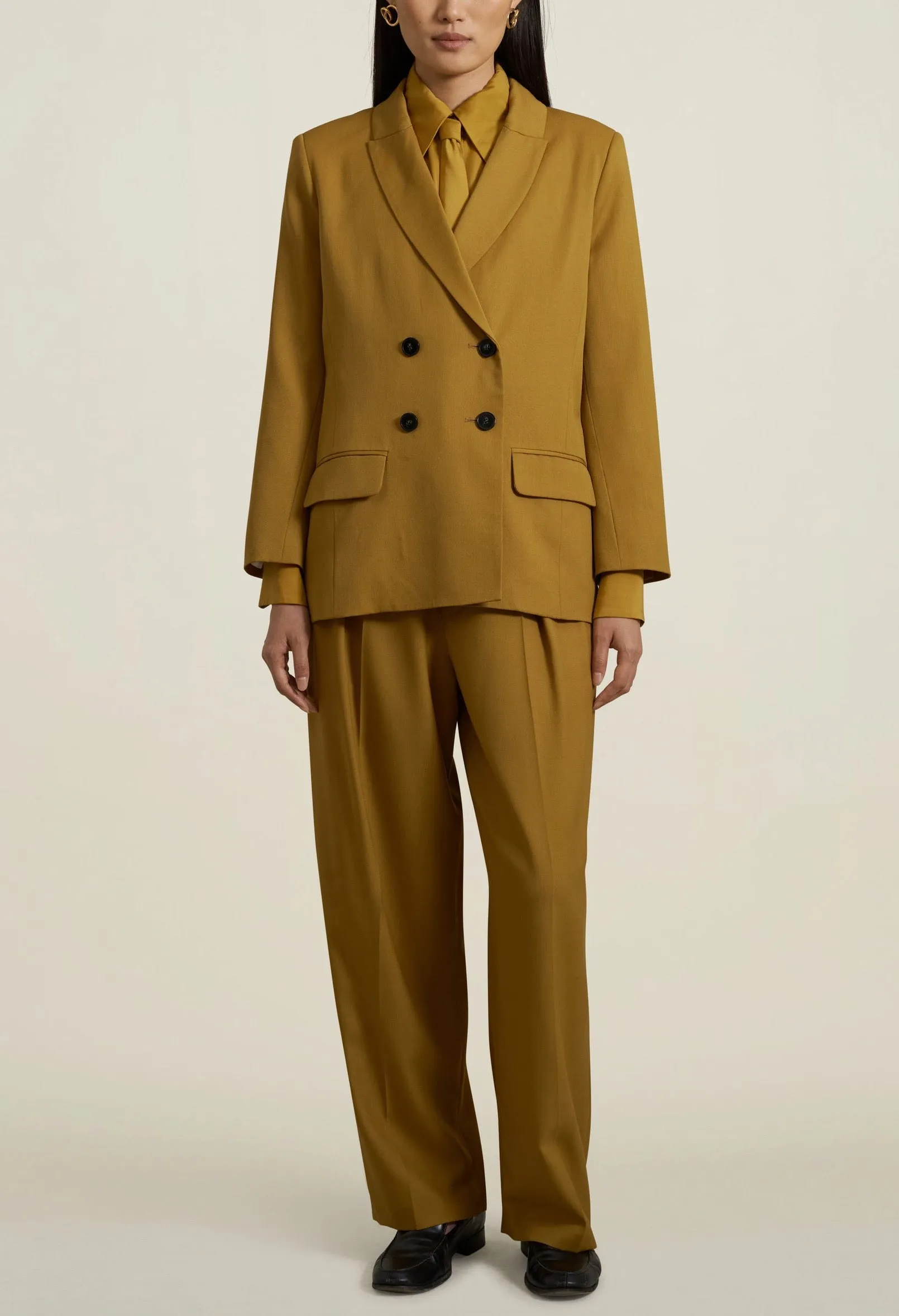 Houghton Pleated Trouser, Chartreuse