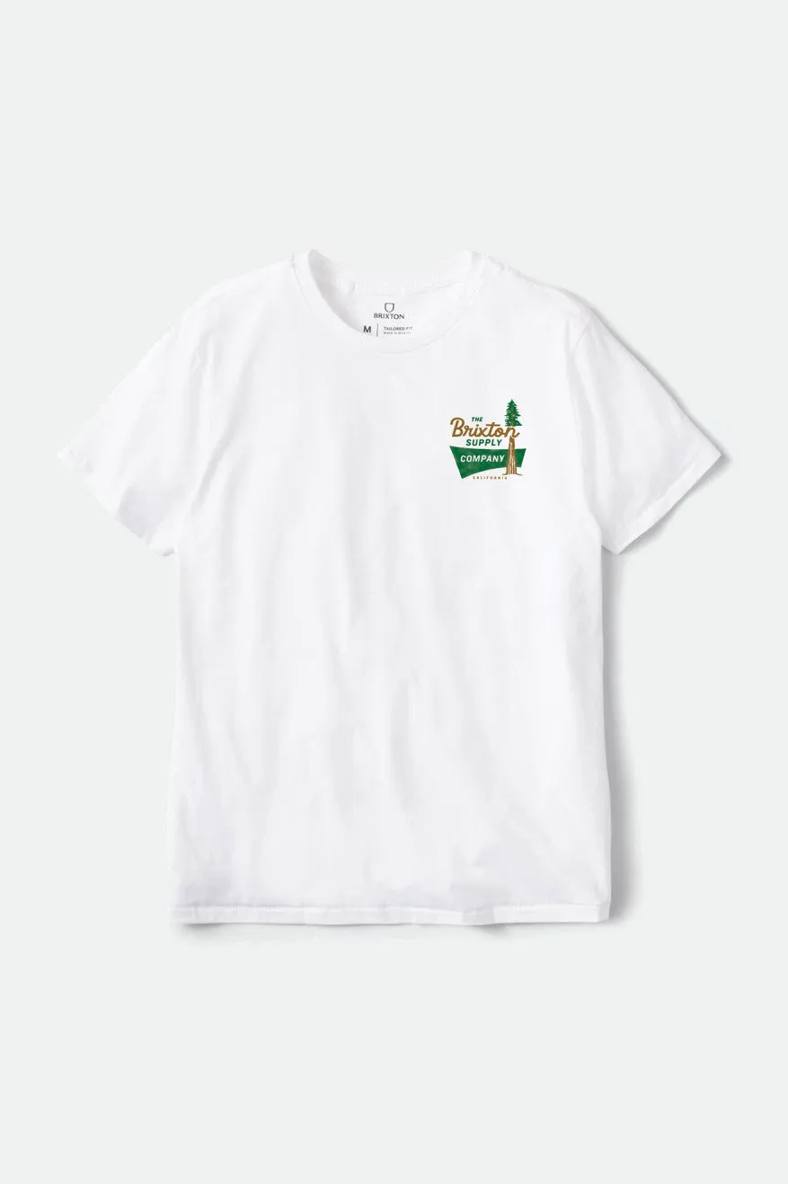 Howell S/S Tailored Tee - White