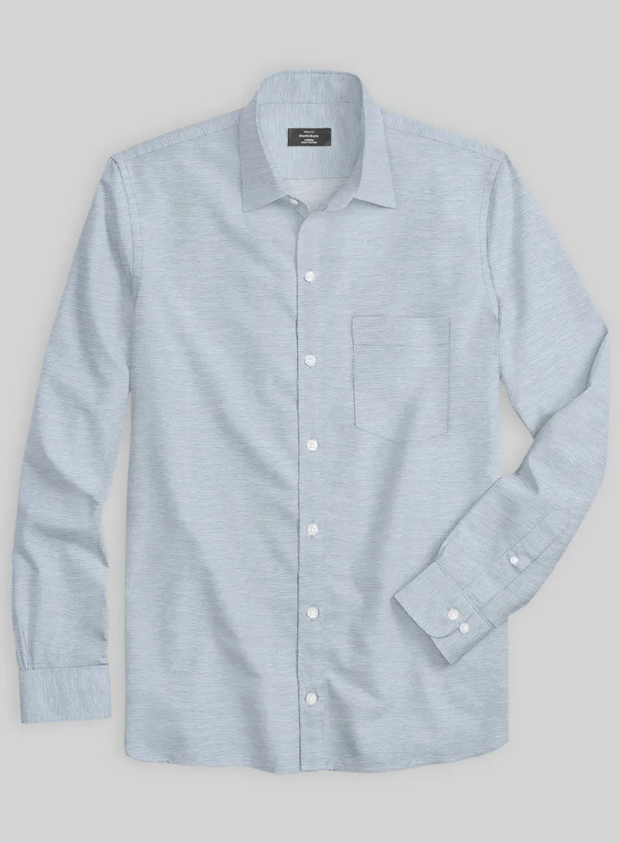 Italian Lombardo Stone Blue Shirt