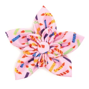 It's My Birthday Dog Collar Flower