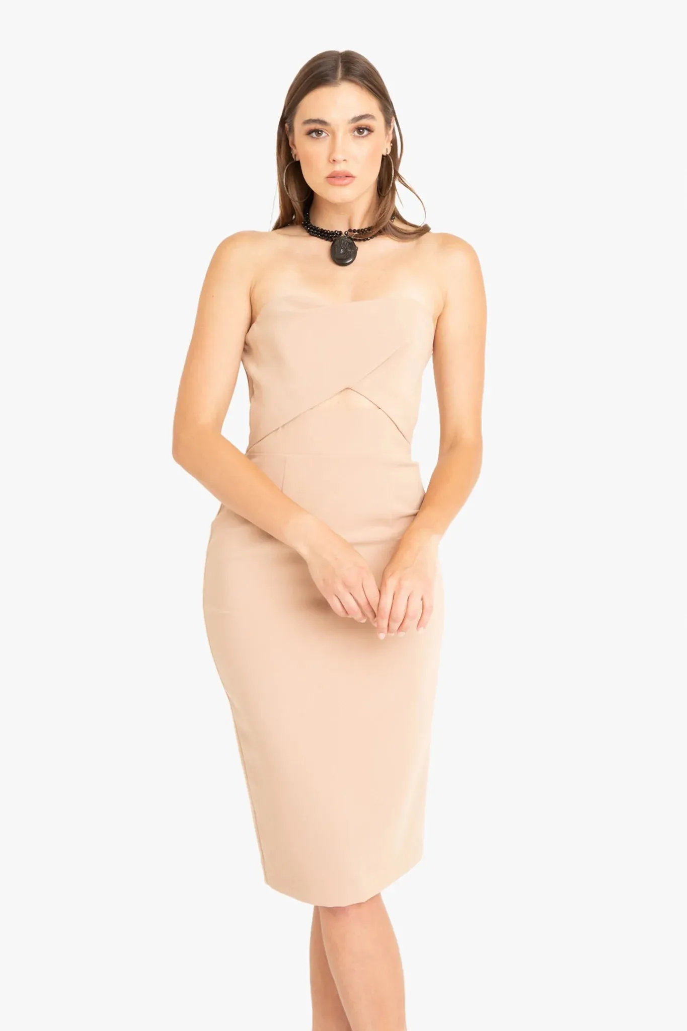 Jada Cocktail Dress - Desert Sand