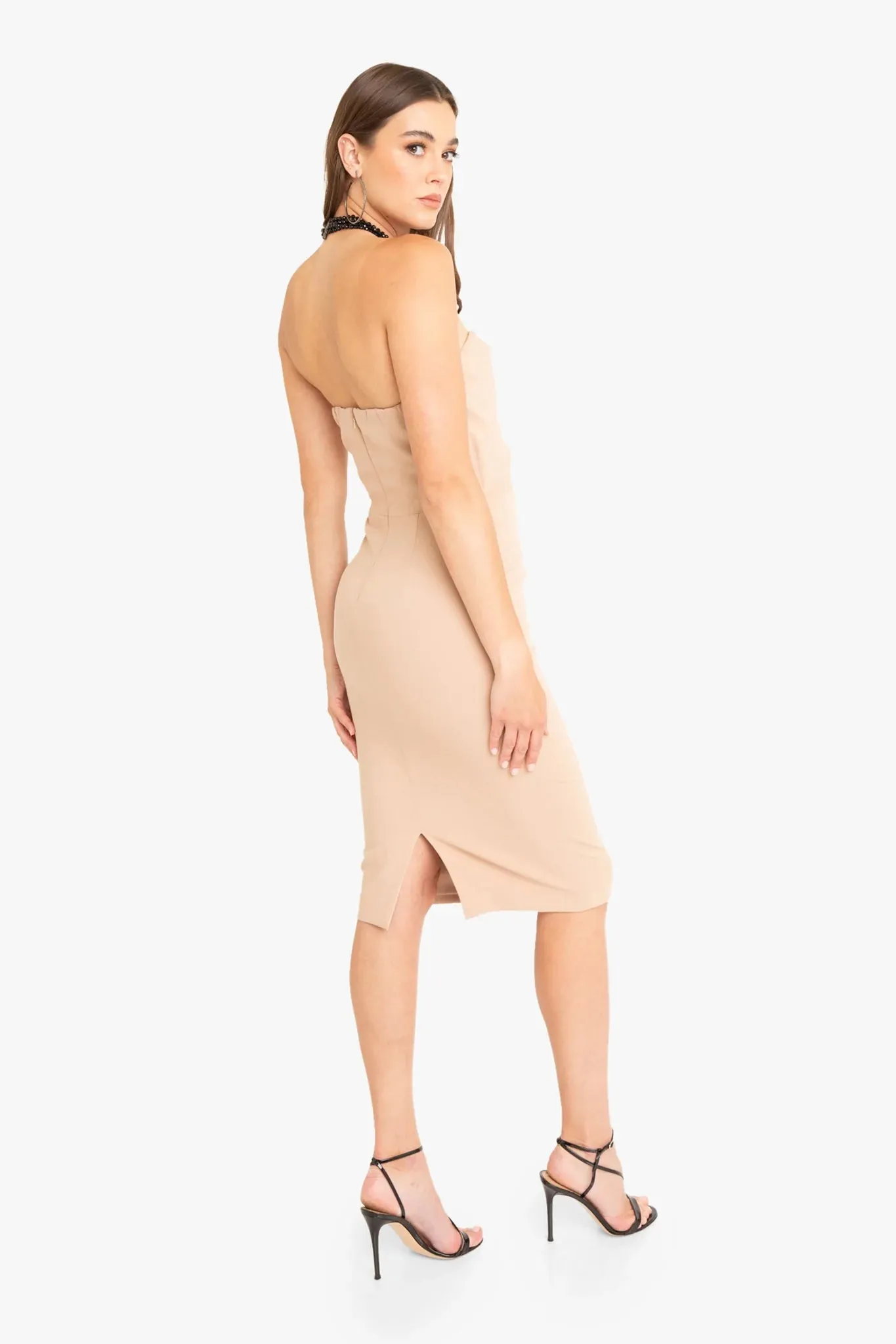 Jada Cocktail Dress - Desert Sand