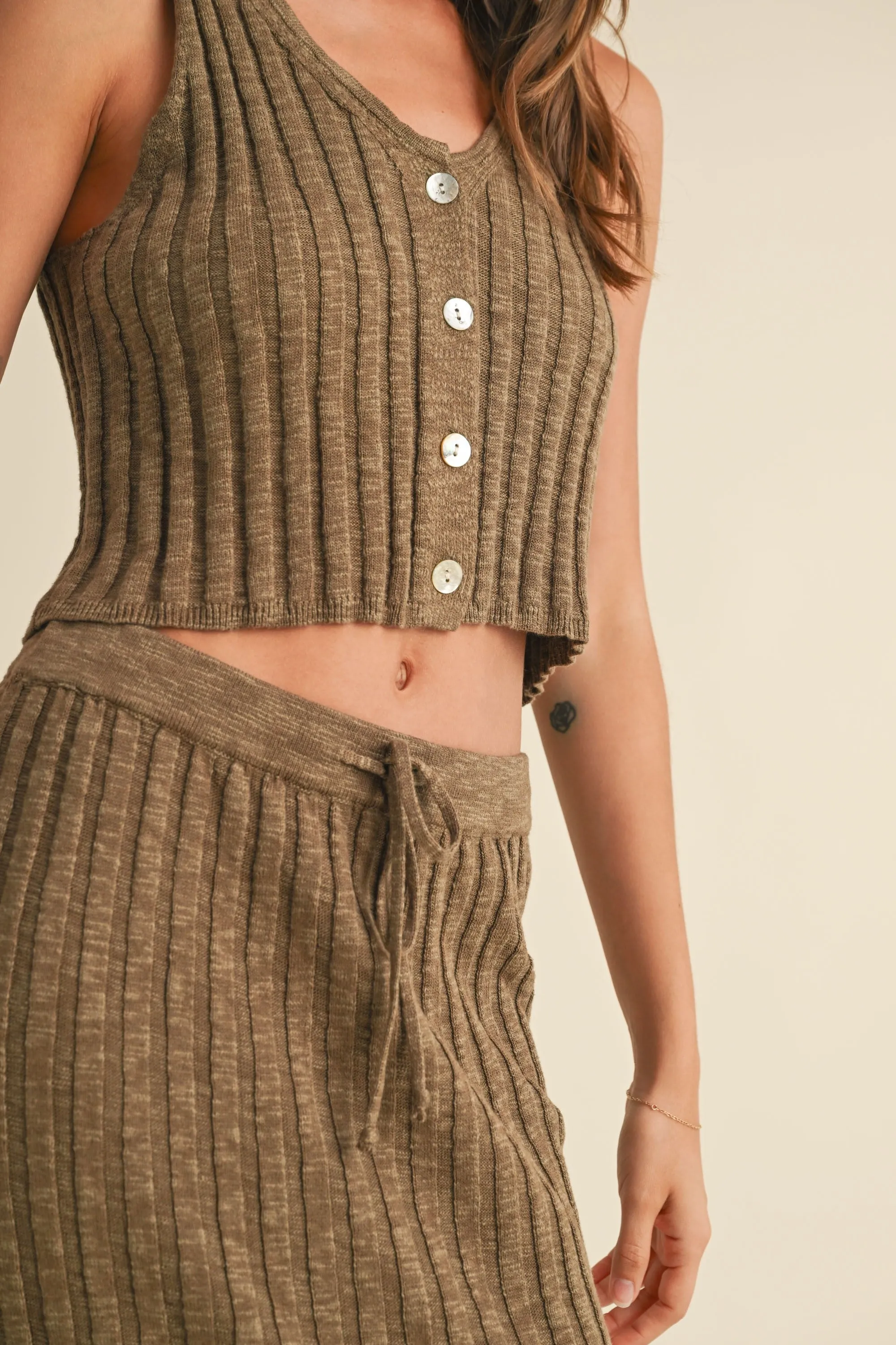 James Ribbed Tank