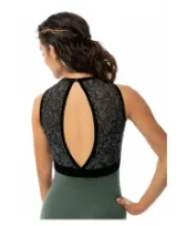 Jewel Neck Leo 2565C