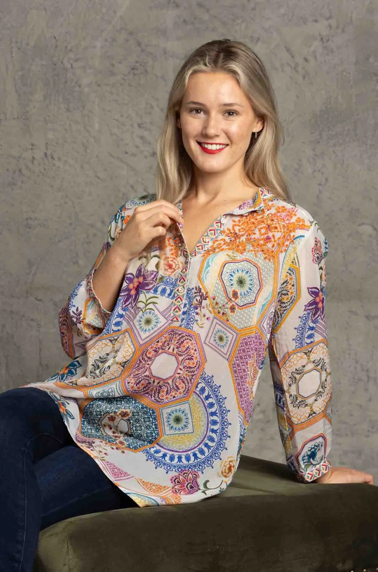 Johnny Was - Waterloo Wheel Leena Tunic