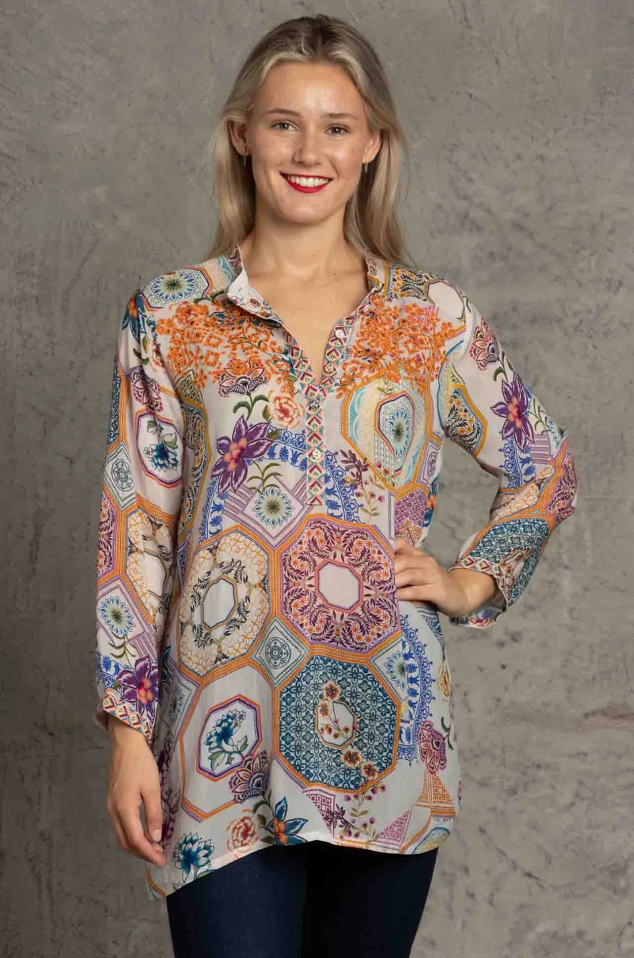 Johnny Was - Waterloo Wheel Leena Tunic