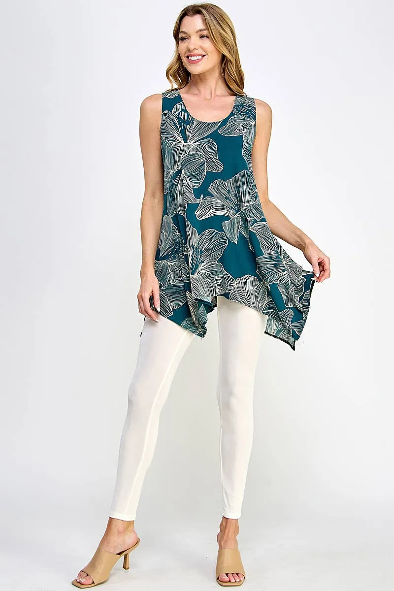 Jostar Shark Bite Hem Tank. Fall Clearance!
