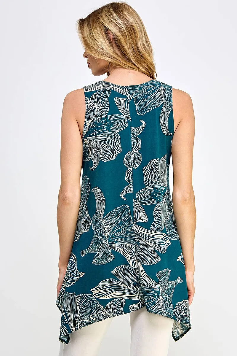 Jostar Shark Bite Hem Tank. Fall Clearance!