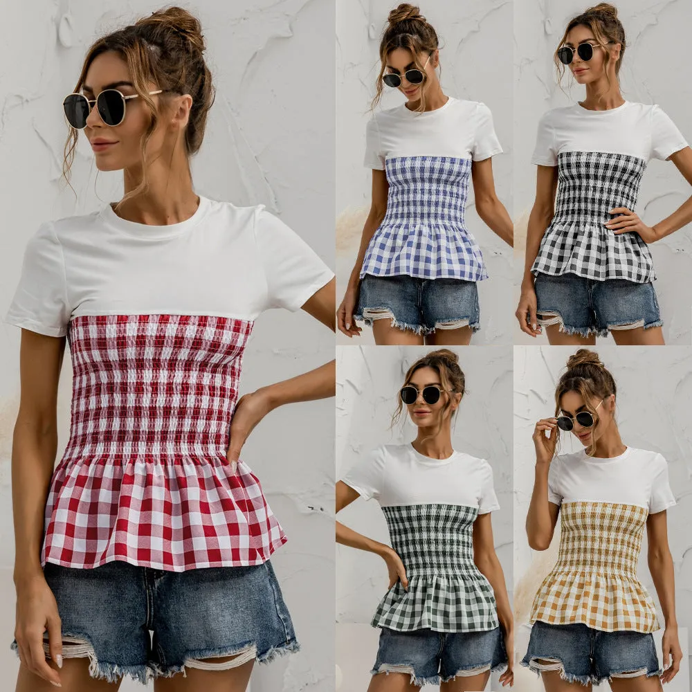 Julia Fashion - Tight Waist-line Spring Fall Top