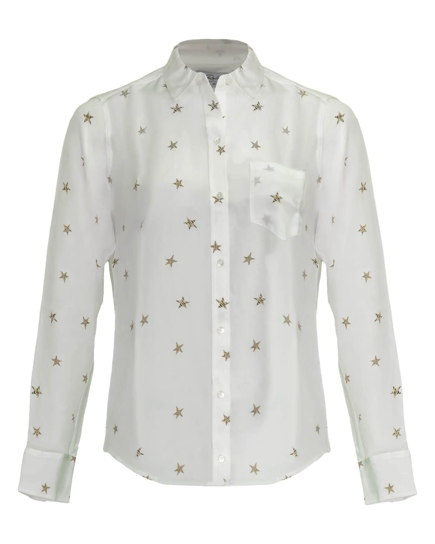 Kate Animal Start Button Down Blouse