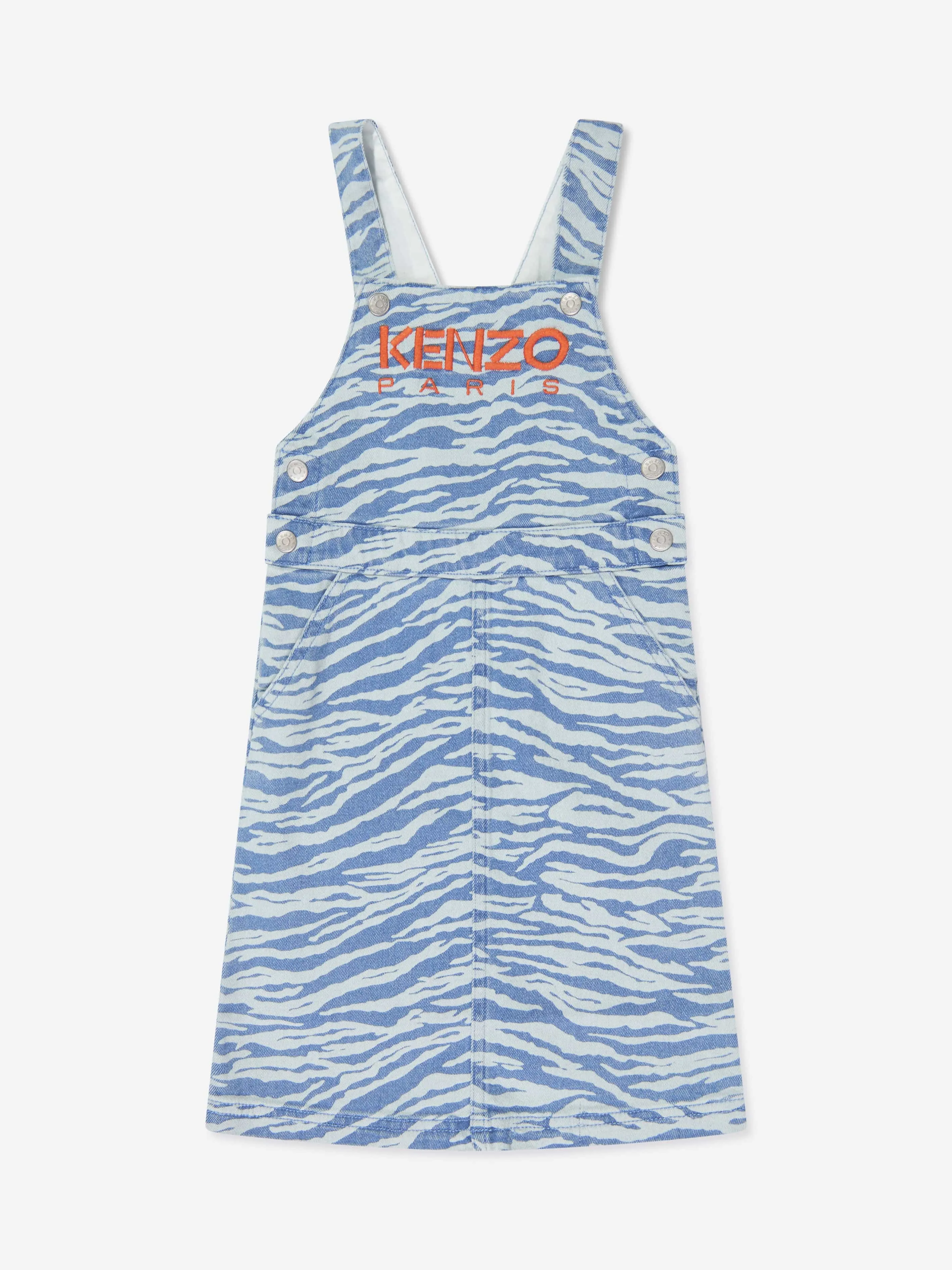 KENZO Girls Dress And T-Shirt Set in Blue