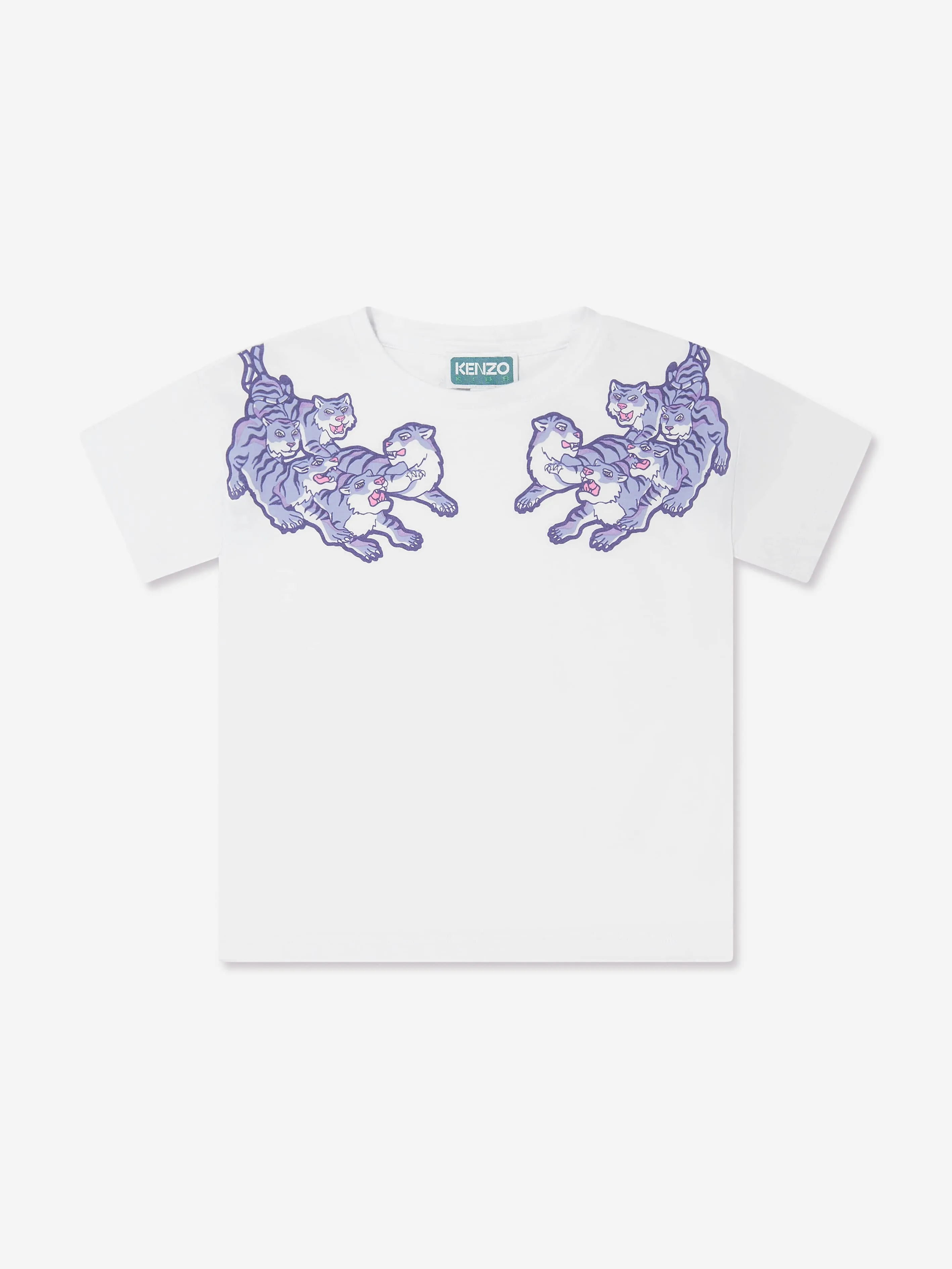 KENZO Girls Dress And T-Shirt Set in Blue