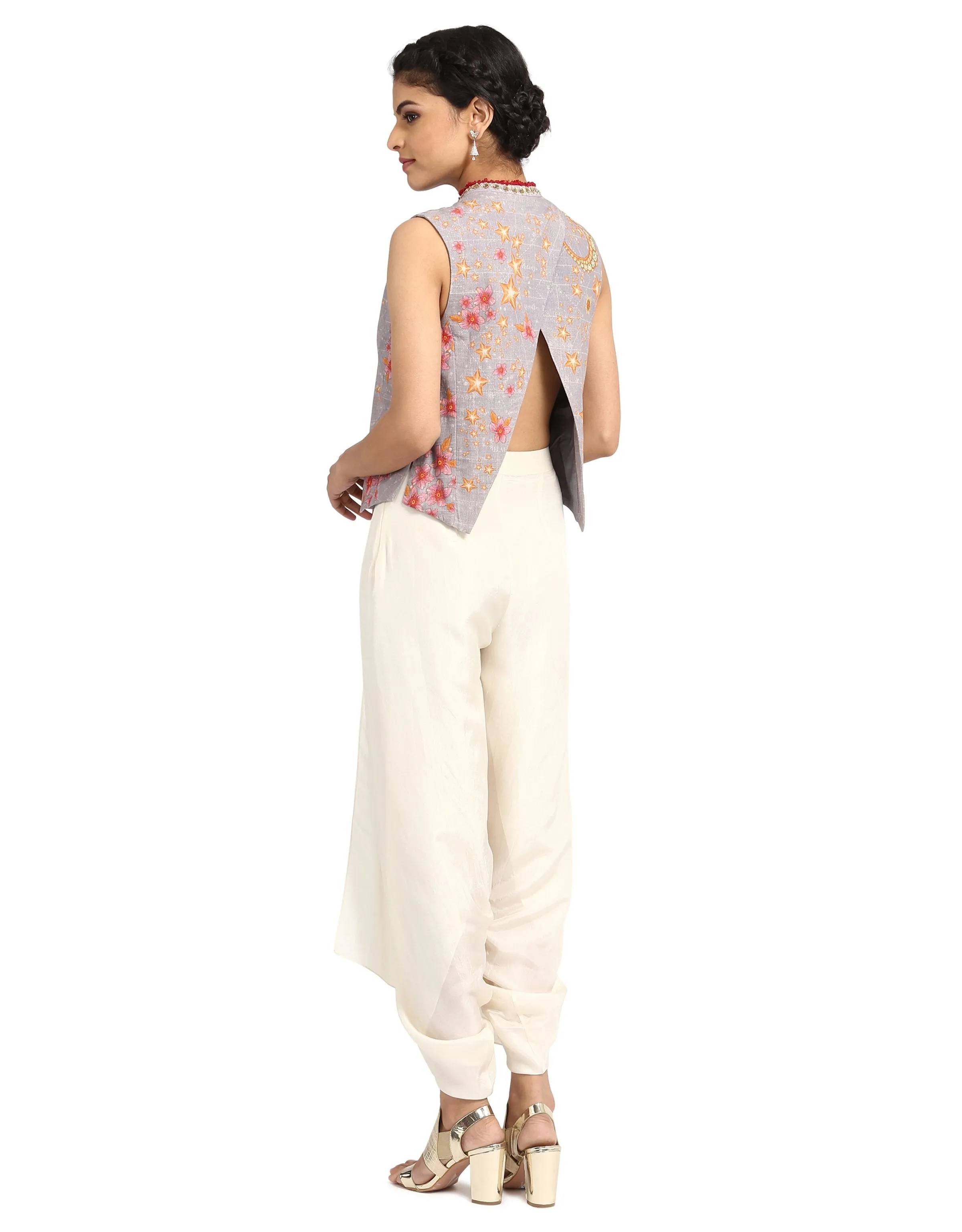 Khadi Gilet- Grey