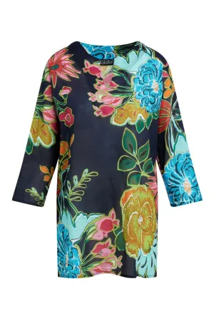 KikiSol Navy Kailua Tunic