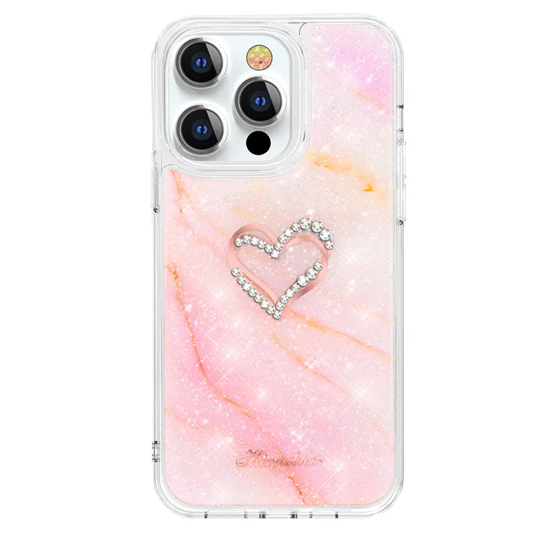 KINGXBAR Swarovski Crystal TPU PC Case Cover for Apple iPhone 13 series