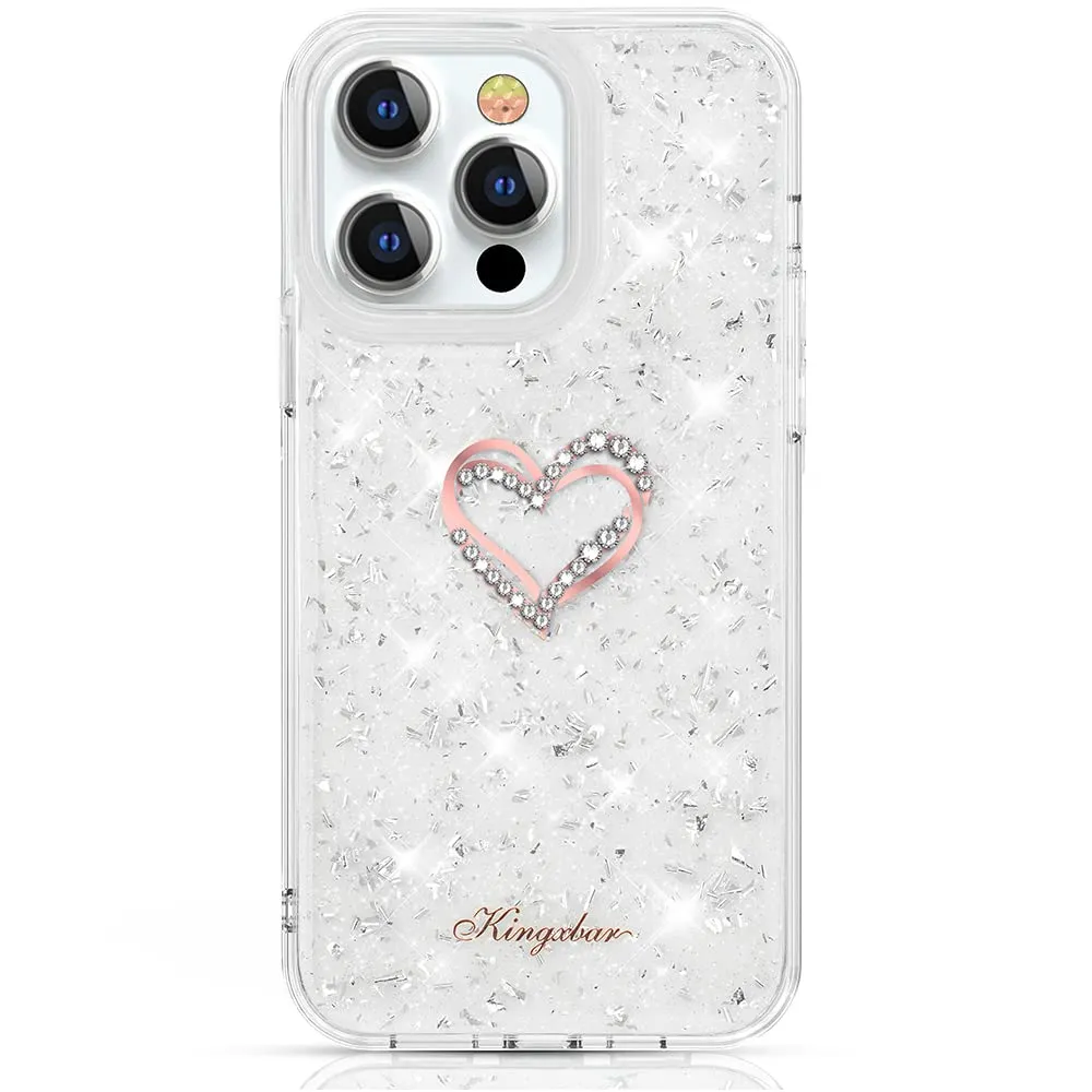 KINGXBAR Swarovski Crystal TPU PC Case Cover for Apple iPhone 13 series
