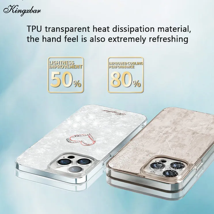 KINGXBAR Swarovski Crystal TPU PC Case Cover for Apple iPhone 13 series