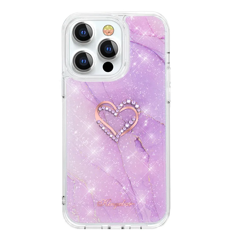 KINGXBAR Swarovski Crystal TPU PC Case Cover for Apple iPhone 13 series