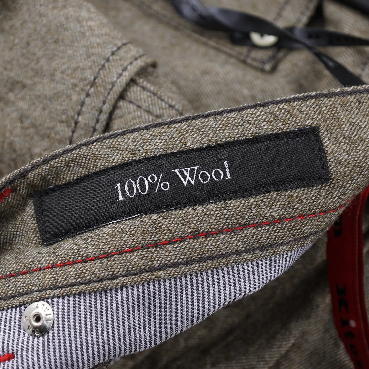 Kiton Slim Fit Five-Pocket Washed Wool Pants