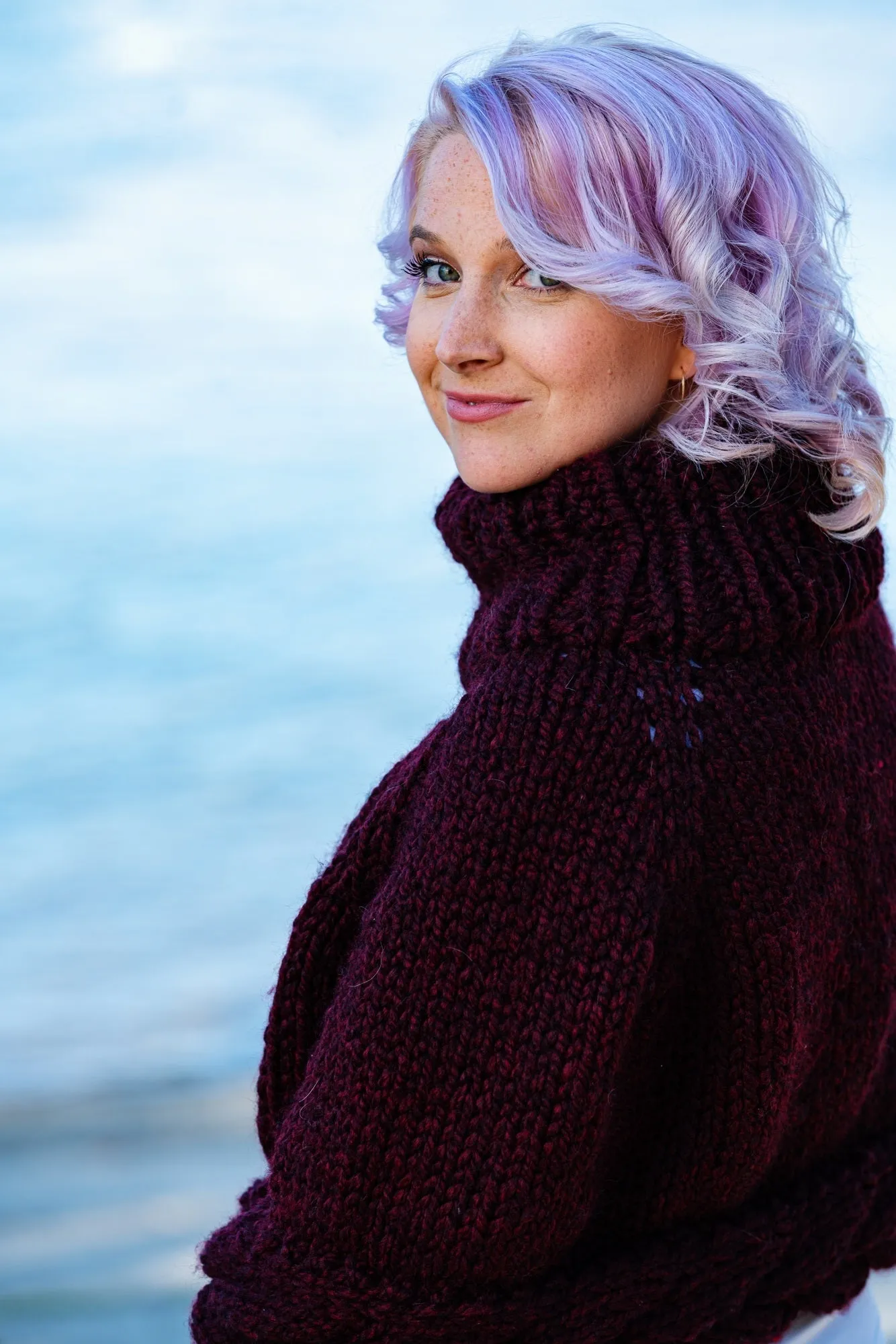 Knit Kit - Braided Poncho