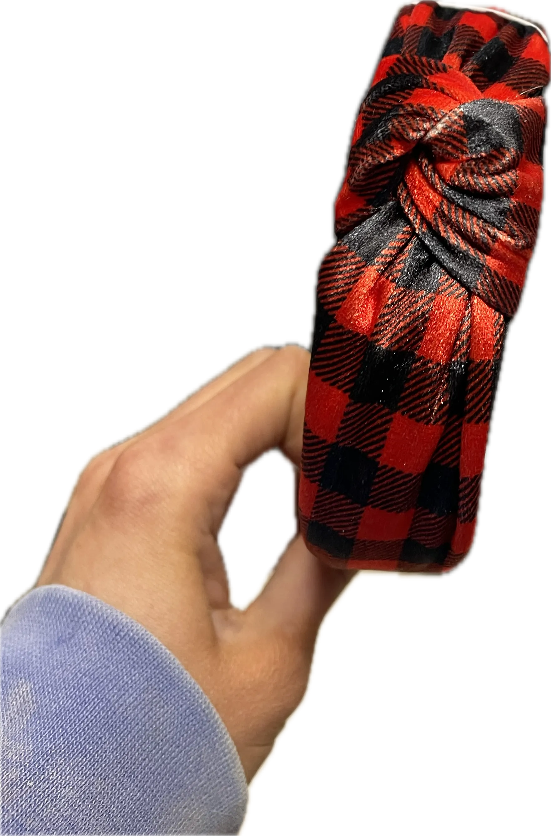 Knot Headband - Buffalo Plaid
